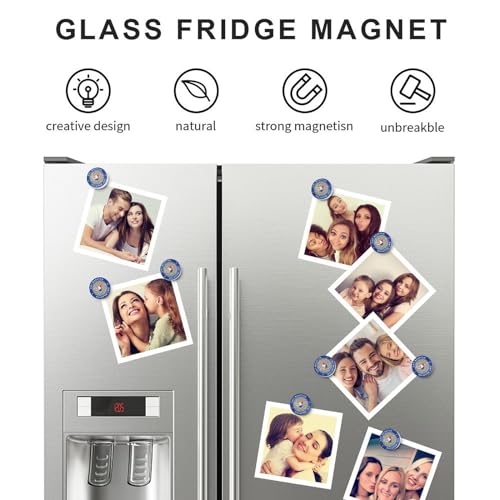 Customize 2 PCS Glass Fridge Magnets - Sint Maarten Flag Magnet for Cabinet Household and Locker Decoration, Country Travel Theme Souvenir Cute Holiday Personalized Gifts