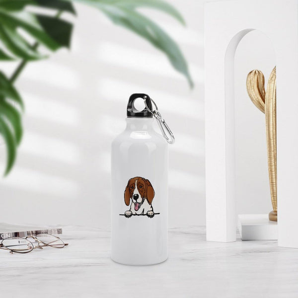 Kidrex Custom Travel Bottles 20 OZ Dog Lovers Reusable Water Bottles Treeing Walker Coonhound Car Cracking Dog Water Jug Leak Proof Hiking Survival Accessories