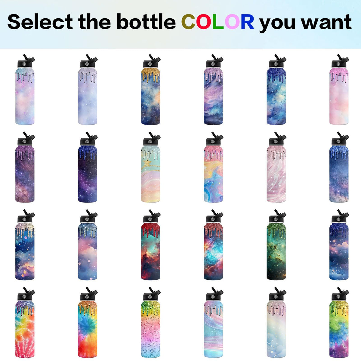 Personalized Water Bottles for School Custom Thermos Water Bottle for Kids with Straw Stainless Steel Tumbler for Girls Boys Back to School Gift Cup for Kids Women Men