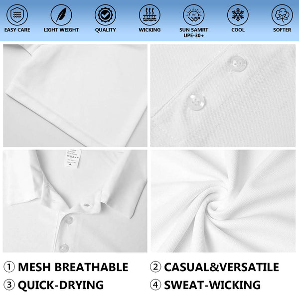 Custom Polo Shirts for Men Women Design Your Own Logo Customize Golf Shirt Gifts Workwear Personalized Business Shirts Short Sleeve, S-5XL