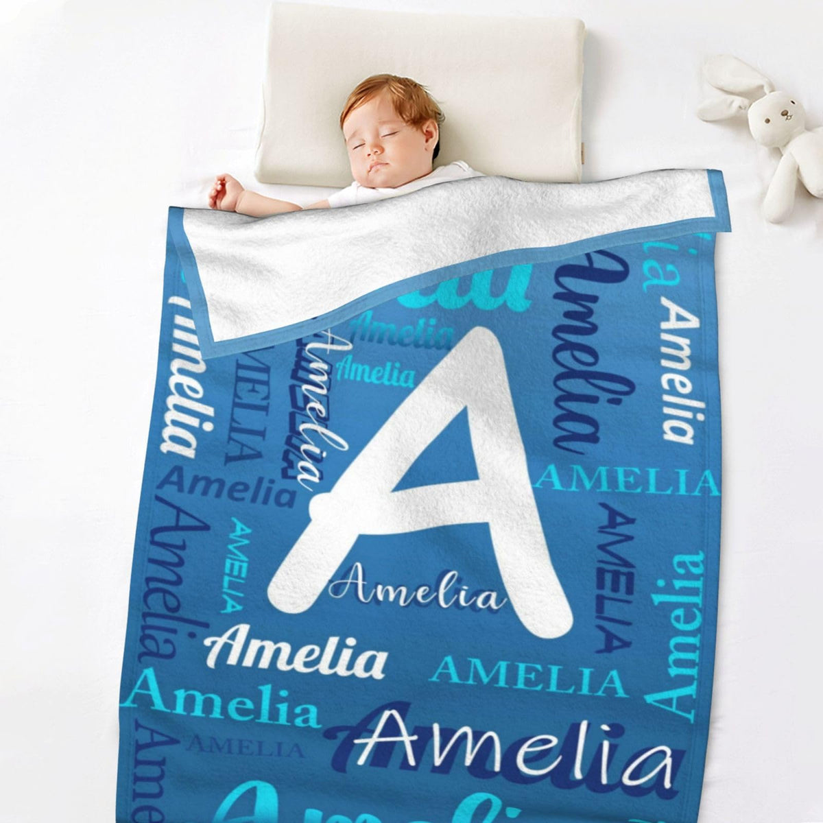 Prismify Custom Name Blanket for Kids Adults Baby Personalized Blanket with Name Customized Blanket for Girls Boys Personalized Gifts for Women Men Mom Birthday