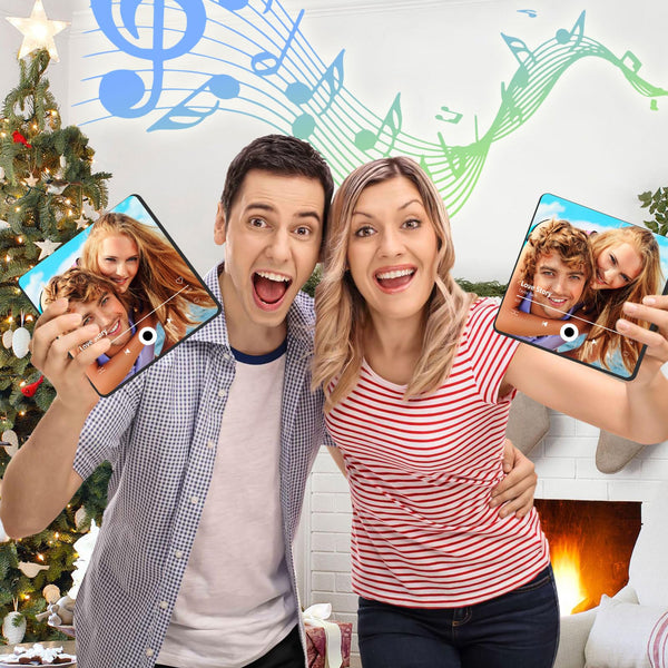 Custom Music Fridge Magnet with Photo, Song & Album Cover Personalized Music Refrigerator Magnet Christmas Valentine's Day Personalized Gifts for Couples (Style 04)