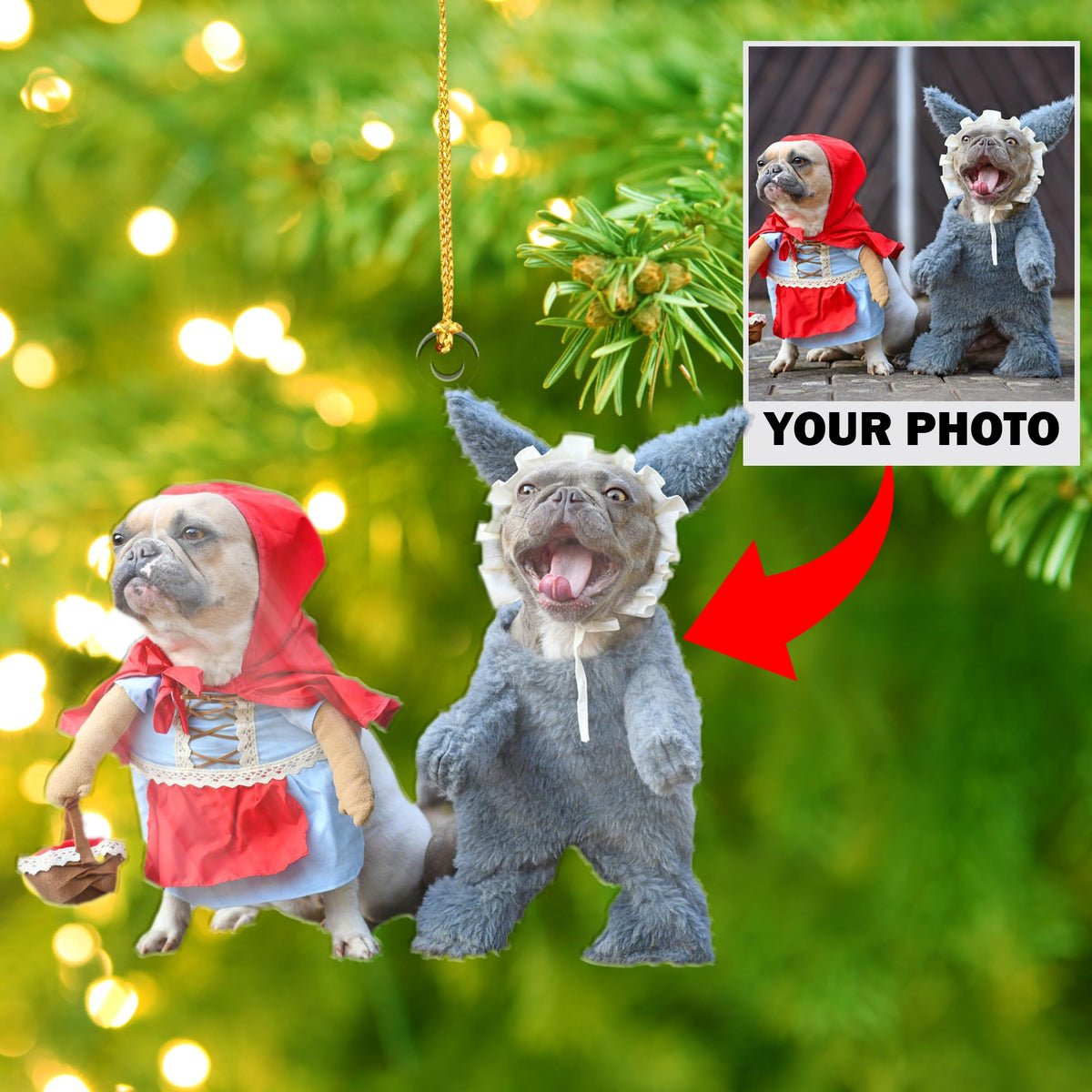 Personalized Photo Dog Christmas Ornaments 2024, Custom Funny Photo Cat Christmas Tree Gifts for Pets, Dog Cat Funny Christmas Ornament, Acrylic Dog Ornaments, Xmas Ornaments for Christmas Tree