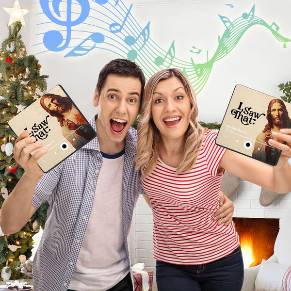 Music Fridge Magnets Funny Jesus I Saw That Fridge Magnet Plays Song Christian Music Refrigerator Magnets Birthday Gifts for Home Office