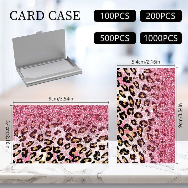Kidrex Custom Business Card Personalized with Logo 1000 500 200 100 Customized Business Cards Double-Sided Waterproof Customizable with Photo for Small Business 3.5"" x 2""